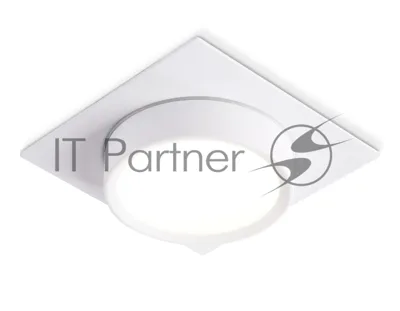 Светильник встраиваемый Ambrella light TN6737 WH белый IP44 GX53 110*110*57