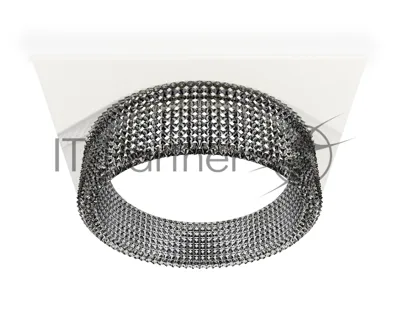 Комплект встраиваемого светильника Ambrella light XC8061031 SWH/BK белый песок/тонированный GX53 (C8061, N8484)