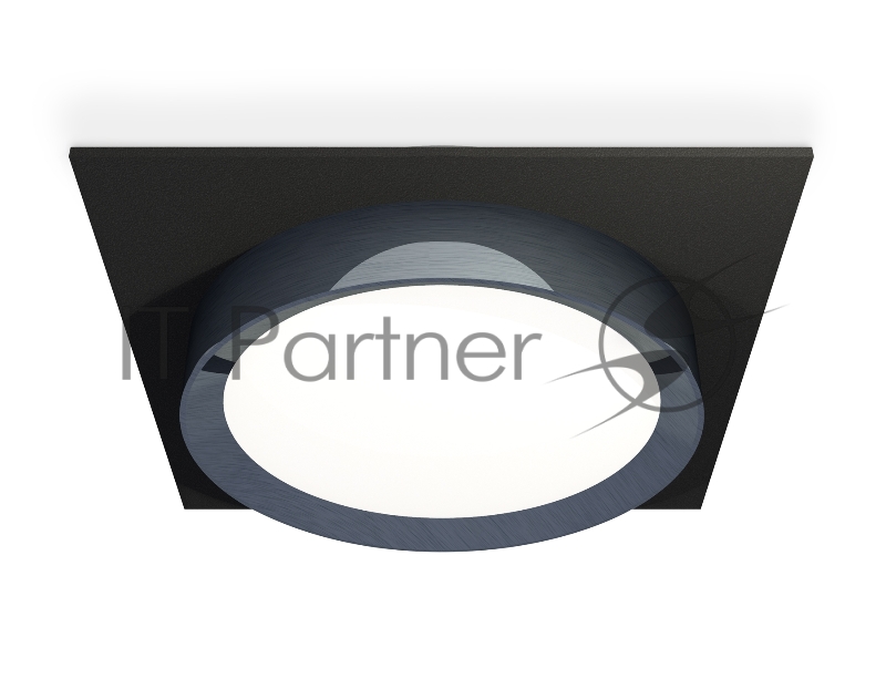 Комплект встраиваемого светильника Ambrella light XC8062007 SBK/PPH черный песок/графит полированный GX53 (C8062, N8133)