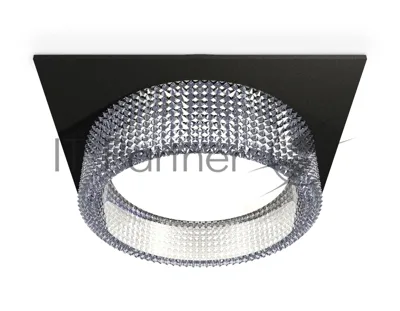 Комплект встраиваемого светильника Ambrella light XC8062030 SBK/CL черный песок/прозрачный GX53 (C8062, N8480)