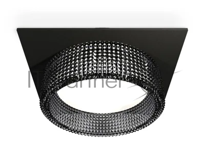 Комплект встраиваемого светильника Ambrella light XC8062031 SBK/BK черный песок/тонированный GX53 (C8062, N8484)