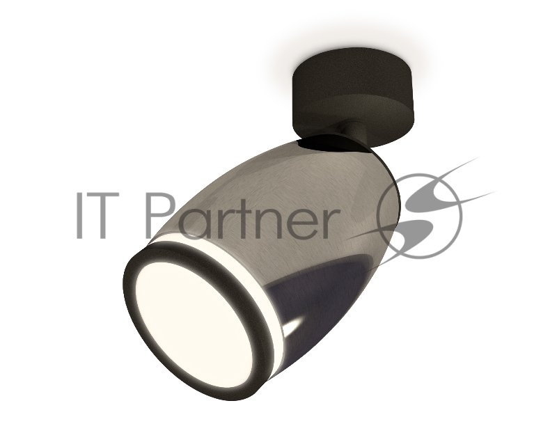 Комплект поворотного светильника Ambrella light XM1123004 DCH/SBK/FR черный хром/черный песок/белый матовый MR16 GU5.3 (A2210, C1123, N7121)