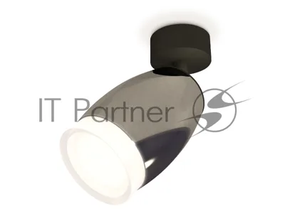 Комплект поворотного светильника Ambrella light XM1123005 DCH/SBK/FR черный хром/черный песок/белый матовый MR16 GU5.3 (A2210, C1123, N7160)