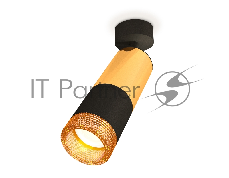 Комплект поворотного светильника Ambrella light XM6302011 SBK/PYG/CF черный песок/золото желтое полированное/кофе MR16 GU5.3