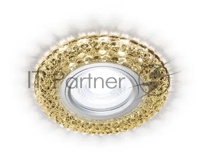 Встраиваемый точечный светильник Ambrella light S291 CH/WR хром/прозрачный MR16+3W(LED WARM 3000K)