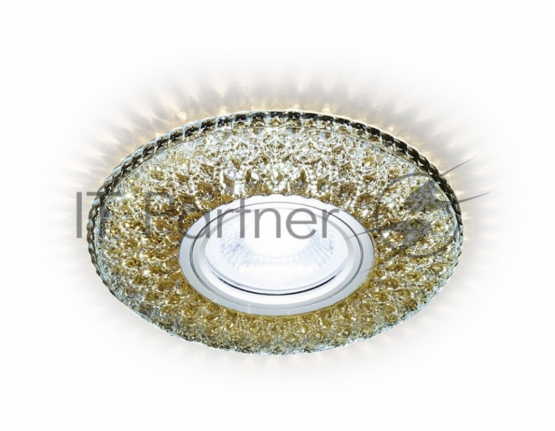 Встраиваемый точечный светильник Ambrella light S333 CF/WR хром/кофе/MR16+3W(LED WARM 3000K)