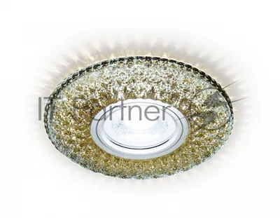 Встраиваемый точечный светильник Ambrella light S333 CF/WR хром/кофе/MR16+3W(LED WARM 3000K)