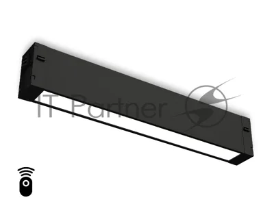 Управляемый светодиодный светильник для шинопровода Magnetic Ambrella light GL1262 BK черный IP20 9W 3000K-6400K 220V 120° 232*25*42 (Без ПДУ)