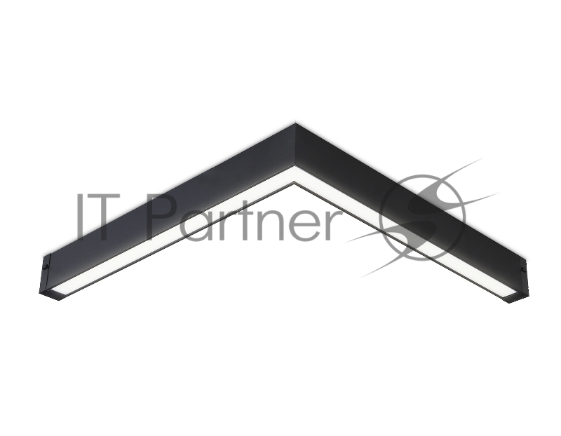 Светильник светодиодный угловой для шинопровода Magnetic Ambrella light GL1299 BK черный IP20 24W 3000K-6400K 220V 120° 342*367*42 (Без ПДУ)
