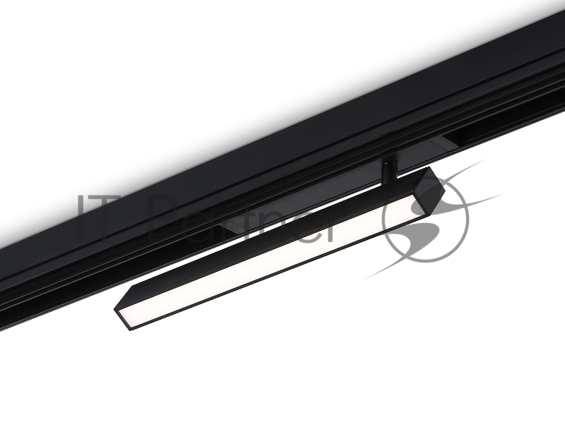 Управляемый светодиодный светильник для шинопровода Magnetic Ambrella light GL1332 BK черный IP20 18W 3000K-6400K 220V 120° 342*25*112 (Без ПДУ)