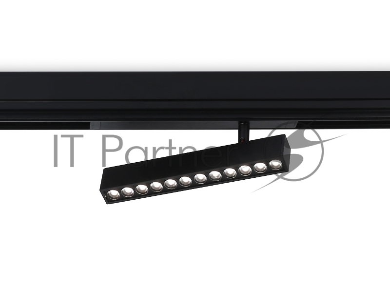 Управляемый светодиодный светильник для шинопровода Magnetic Ambrella light GL1342 BK черный IP20 12W 3000K-6400K 220V 24° 232*25*112 (Без ПДУ)