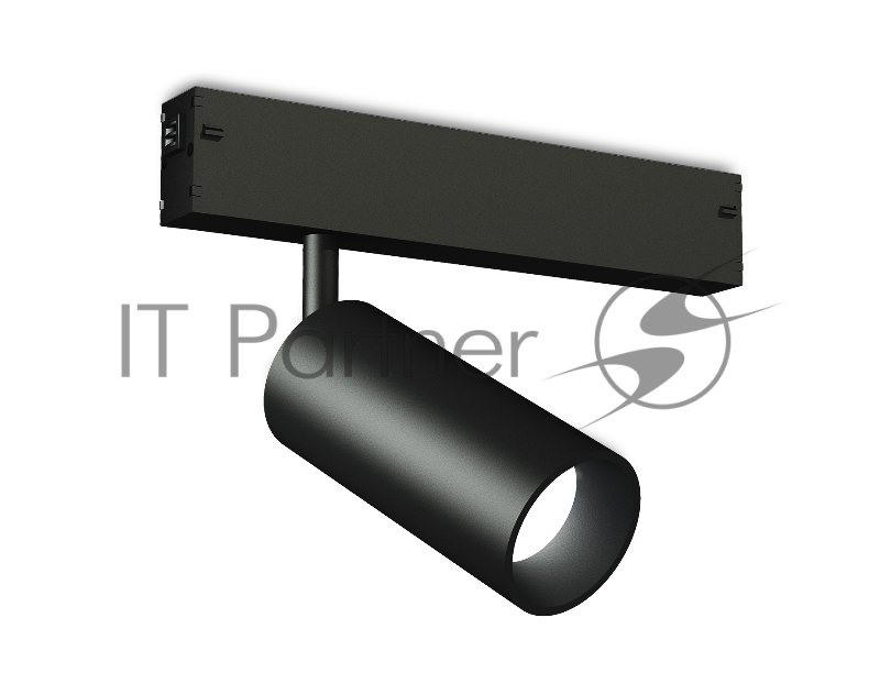 Светильник светодиодный трековый для шинопровода Magnetic Ambrella light GL1620 BK черный IP20 12W 4200K 220V 36° D45*100 (Без ПДУ)