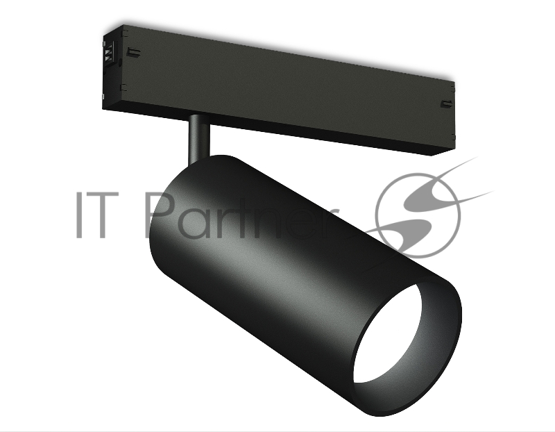 Светильник светодиодный трековый для шинопровода Magnetic Ambrella light GL1640 BK черный IP20 24W 4200K 220V 36° D65*140 (Без ПДУ)
