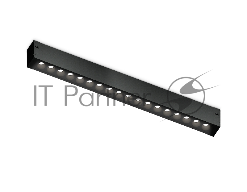 Светильник светодиодный трековый для шинопровода Magnetic Ambrella light GL1730 BK черный IP20 15W 4200K 220V 24° 342*25*42 (Без ПДУ)
