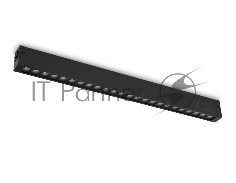 Светильник светодиодный трековый для шинопровода Magnetic Ambrella light GL1740 BK черный IP20 24W 4200K 220V 24° 455*25*42 (Без ПДУ)