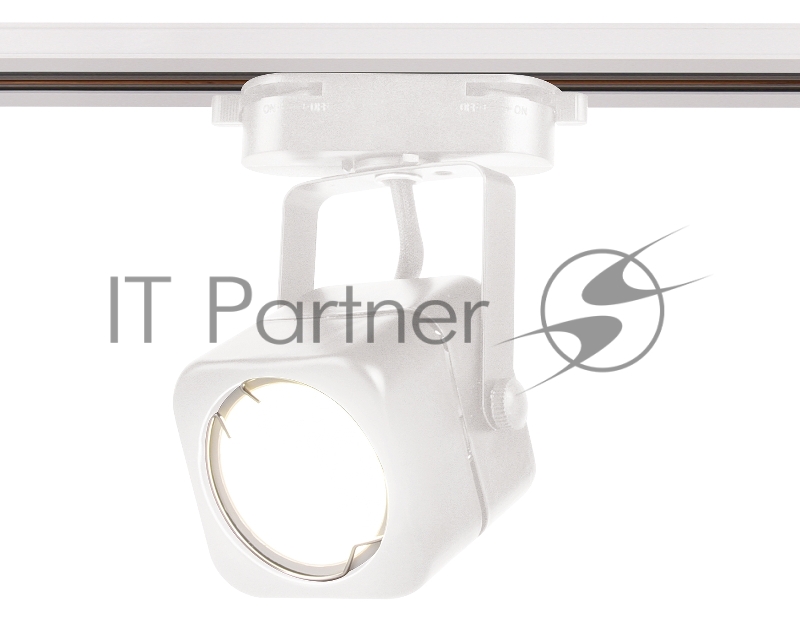 Трековый однофазный светильник со сменной лампой Ambrella light GL5107 WH белый GU10 max 12W