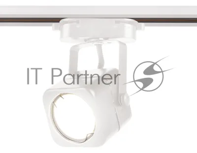 Трековый однофазный светильник со сменной лампой Ambrella light GL5107 WH белый GU10 max 12W
