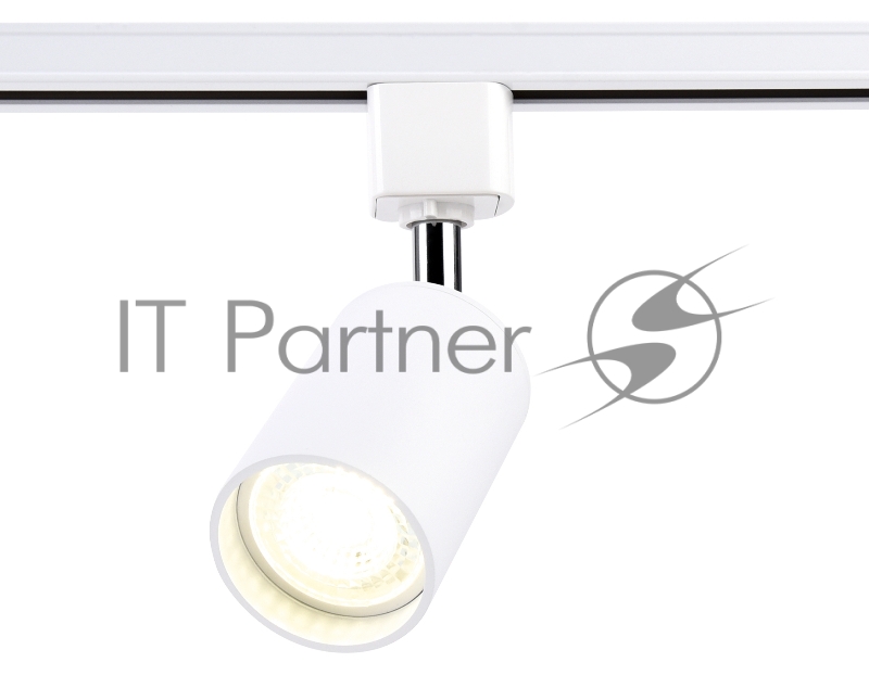 Трековый однофазный светильник со сменной лампой Ambrella light GL5121 WH белый GU10 max 12W