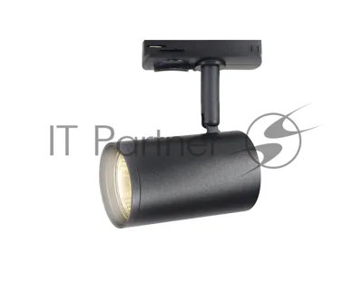Трековый однофазный светильник со сменной лампой Ambrella light GL5129 BK черный GU10 max 12W