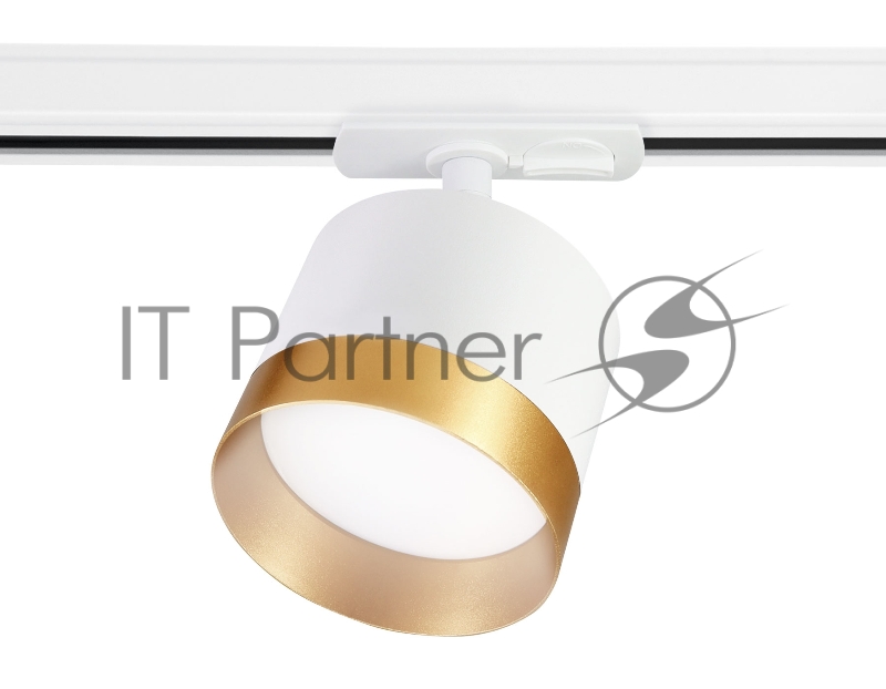 Трековый однофазный светильник Ambrella light GL5361 WH/GD белый/золото GX53 max 12W