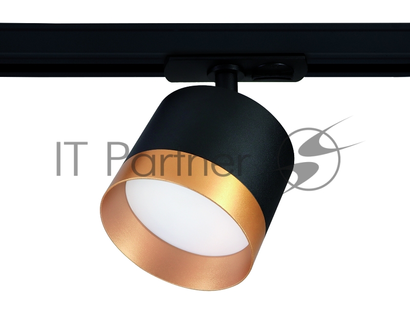 Трековый однофазный светильник Ambrella light GL5365 BK/GD черный/золото GX53 max 12W