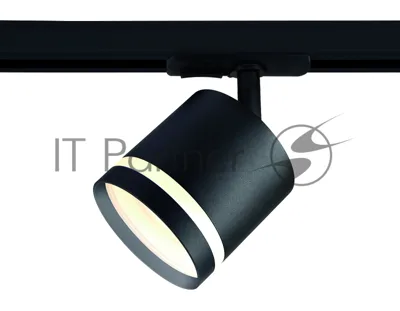 Трековый однофазный светильник Ambrella light GL5372 BK черный GX53 max 12W