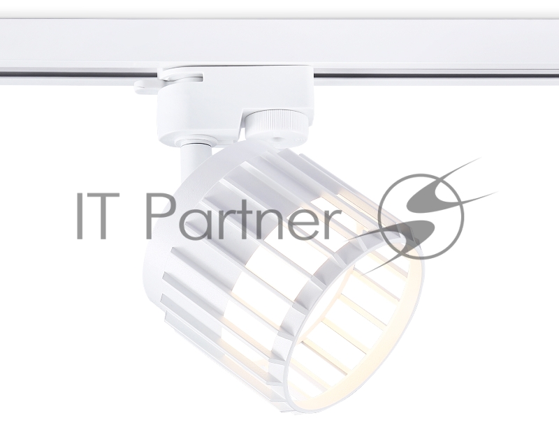 Трековый однофазный светильник Ambrella light GL5348 WH белый GX53 D100x80