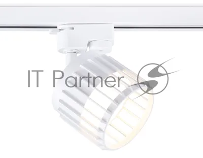 Трековый однофазный светильник Ambrella light GL5348 WH белый GX53 D100x80