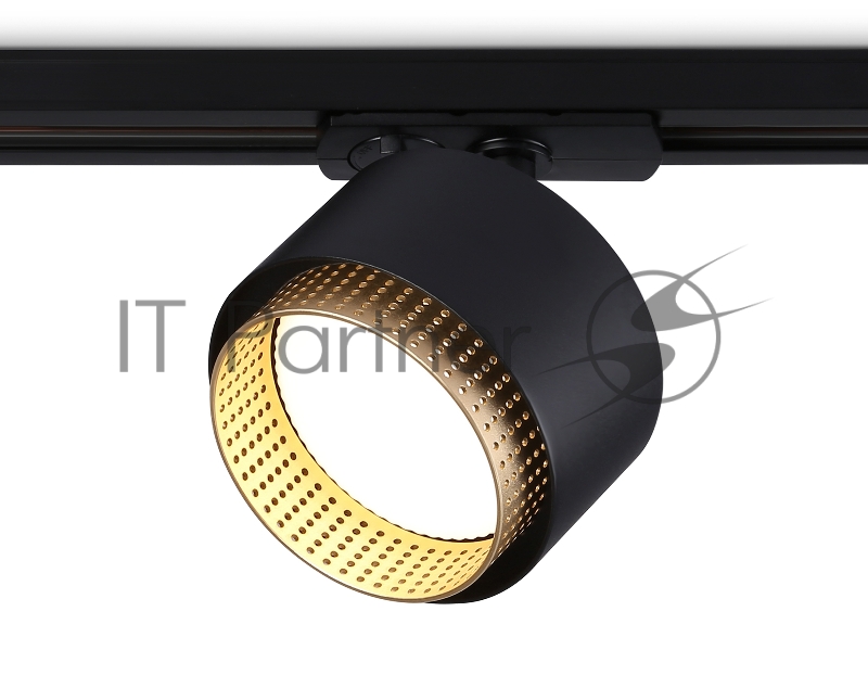 Трековый однофазный светильник Ambrella light GL5381 BK/GD черный/золото GX53 max 12W D95x130