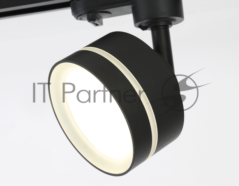 Трековый светильник Ambrella light GL5385 BK/FR черный/белый матовый GX53 max 12W