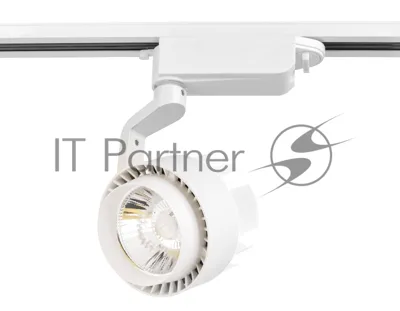 Трековый однофазный светодиодный светильник Ambrella light GL6104 WH белый LED 20W 4200K 24°