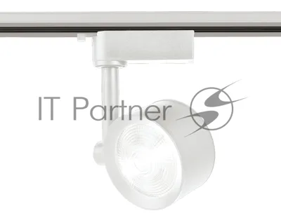 Трековый однофазный светодиодный светильник Ambrella light GL6389 WH белый LED 12W 4200K 24°