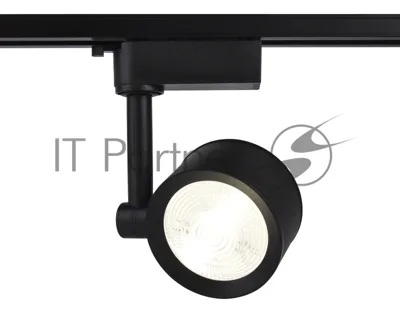 Трековый однофазный светодиодный светильник Ambrella light GL6391 BK черный LED 7W 4200K 24°