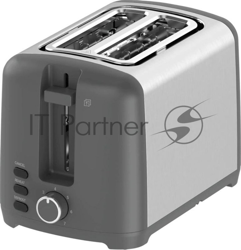 Тостер Candy CT-255 нержавеющая сталь, 900 Вт, 2 слота