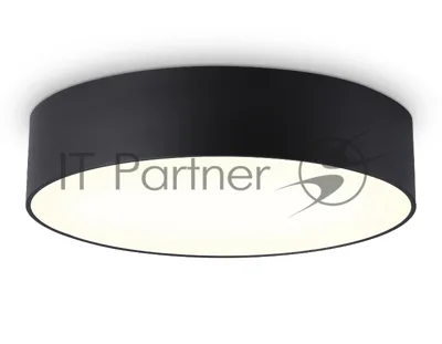 Потолочный светодиодный светильник Ambrella light FV5525 BK черный LED 35W 3000K D300*58 (Без ПДУ)