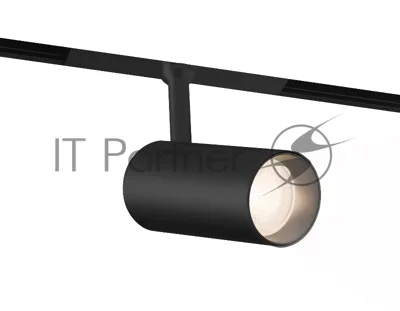 Трековый акцентный светильник Ambrella light GL4415 BK черный IP20 10W 3CCT 3000-6000K SMART 48V 24° D45x100