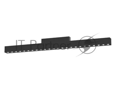 Трековый линейный светильник Ambrella light GL4515 BK черный IP20 24W 3CCT 3000-6000K SMART 48V 24° 435x22x25