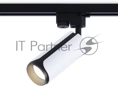 Трековый однофазный светильник Ambrella light GL5154 WH/BK белый/черный GU10 D58x130