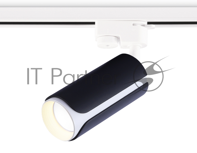 Трековый однофазный светильник Ambrella light GL5155 BK/WH черный/белый GU10 D58x130