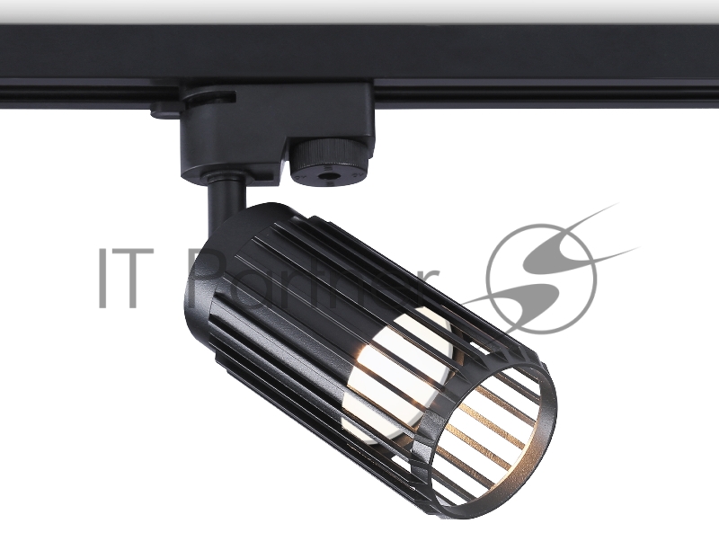 Трековый однофазный светильник Ambrella light GL5158 BK черный GU10 D60x120