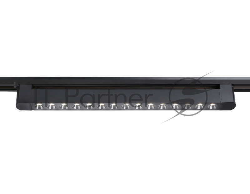 Трековый однофазный светильник Ambrella light GL6715 BK черный IP20 30W 4200K 24° 458*35*57