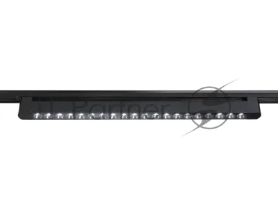Трековый однофазный светильник Ambrella light GL6721 BK черный IP20 40W 4200K 24° 590*35*57