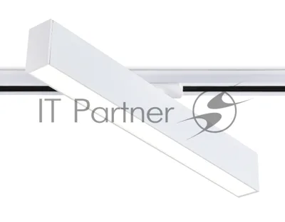 Трековый однофазный светильник Ambrella light GL6772 WH белый LED 24W 4200K 600*22*48