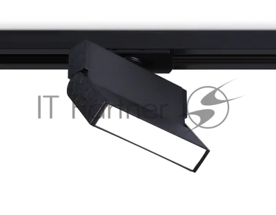 Трековый однофазный светодиодный светильник Ambrella light GL6803 BK черный LED 6W 4200K 115*22*87