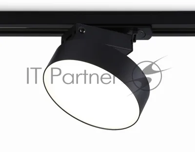 Трековый однофазный светодиодный светильник Ambrella light GL6842 BK черный LED 15W 4200K D115*80