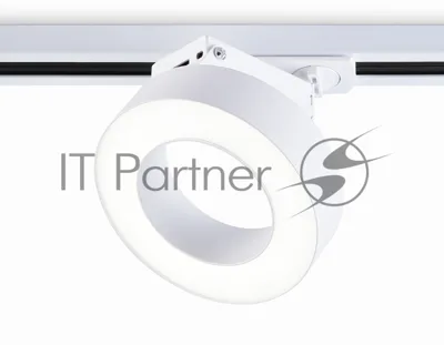 Трековый однофазный светодиодный светильник Ambrella light GL6866 WH белый LED 15W 4200K D115*80