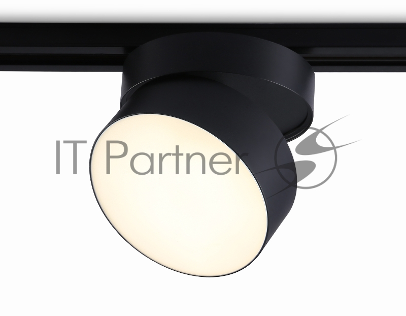 Трековый однофазный светодиодный светильник Ambrella light GL6877 BK черный LED 16W 3000K D115*90