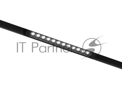 Трековый линейный светильник Ambrella light GL8075 BK черный IP20 9W 3000-6000K 220V 24° 220x25x41