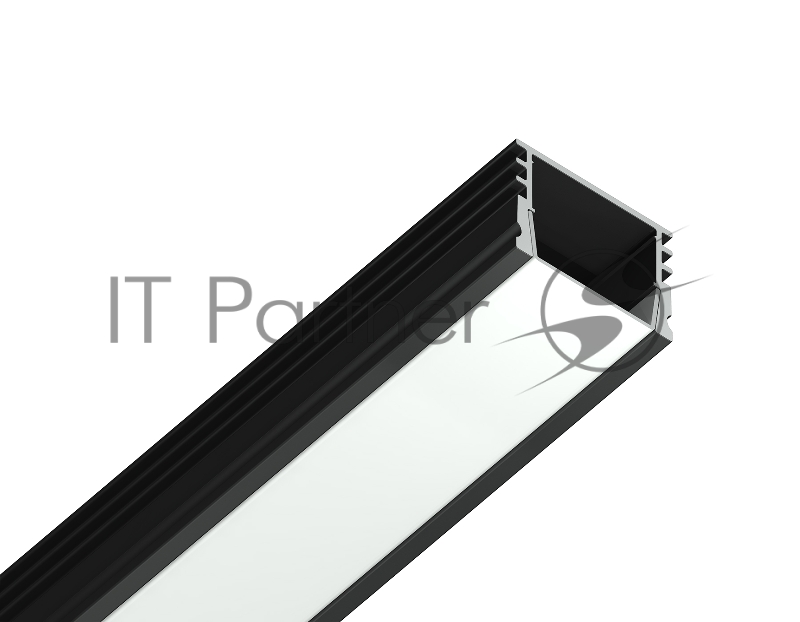Алюминиевый профиль Ambrella light GP1750BK черный 2000*15.7*12