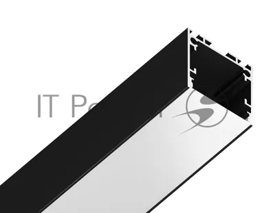 Алюминиевый профиль Ambrella light GP2500BK черный 2000*25*25
